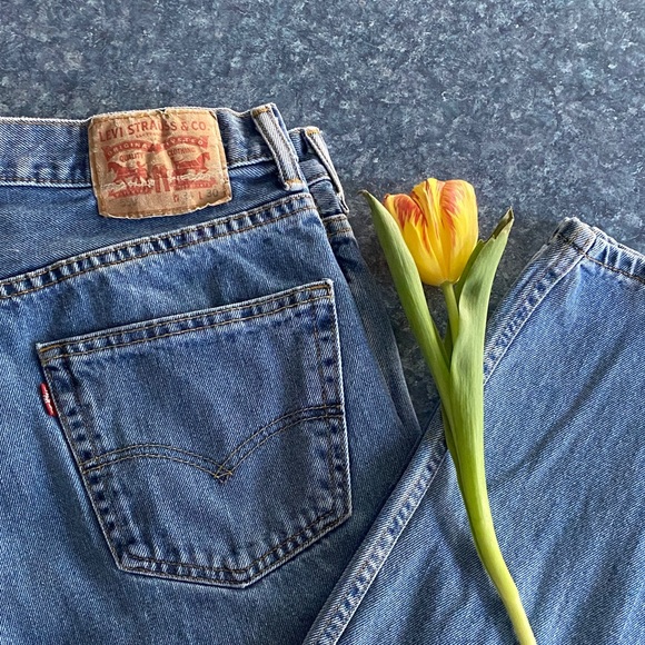 Levi's Other - Levi 505 Strauss & Co Blue Denim Jeans